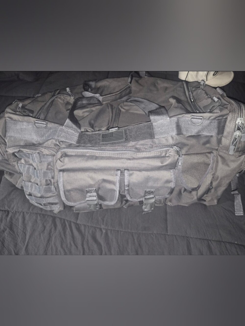 EastWest USA Adjustable A-10 DUFFLE Bug Out Tactical Military Range Bag GRAY